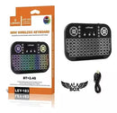 Mini Teclado Controle Sem Fio Bluetooth Iluminado
