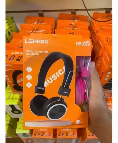 Fone De Ouvido Gamer Hd Estéreo Lehmox Lef-1078 Premium