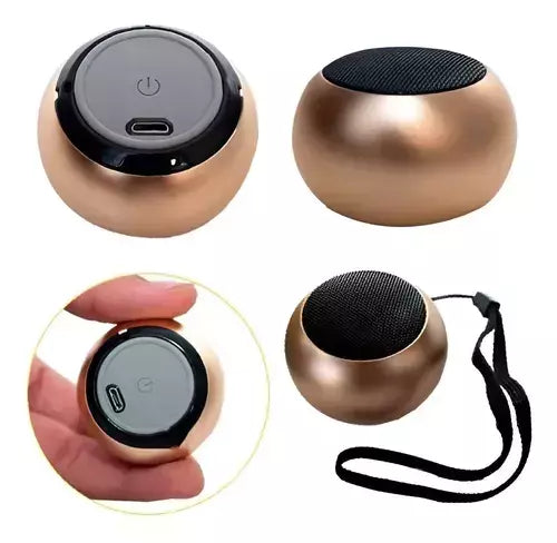 Caixinha Som 3w Amplificada Bluetooth Tws Metal Mini Speaker