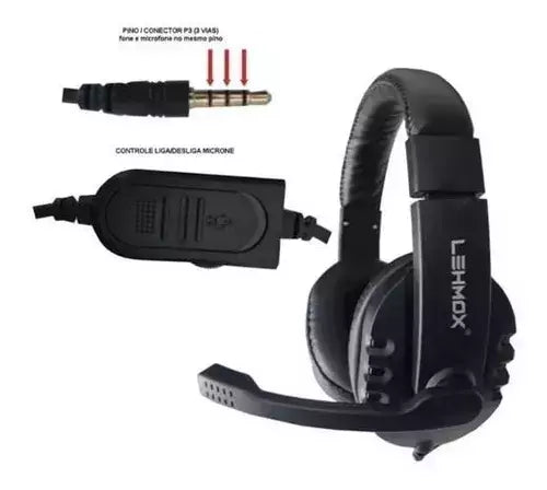 Headset Headphone, Lehmox Lef- 1020, Ps4/xbox/pc