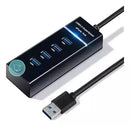 Hub Usb 3.0 De Gbps5 4 Portas Super Velocidade Potente