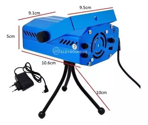 Laser Jogo De Luz Led Raios Holográfico Iluminação Festa Bivolt
