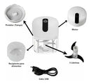 Mini Processador de Alimentos Moedor Elétrico Sem Fio 200ml Usb