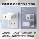 Carregador Rápido Turbo Duplo 5.1a Tipo-c E Usb + Cabo Premium