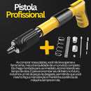Pistola De Prego Fixa Pino Profissional Grampeia Parede, Aço