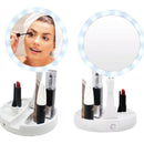 Espelho de Mesa LED Glam Touch – Beleza Iluminada em Qualquer Lugar!