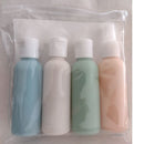 Kit 4 Frascos Para Viagem Shampoo Creme Sabonete 60ml