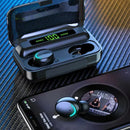 Fone de Ouvido F9-5 TWS Bluetooth 5.0 Display LCD Sem Fio Premium