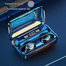 Fone de Ouvido F9-5 TWS Bluetooth 5.0 Display LCD Sem Fio Premium