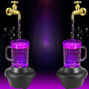 Fonte Caneca Cascata com Torneira Mágica – Decoração que Encanta e Relaxa!