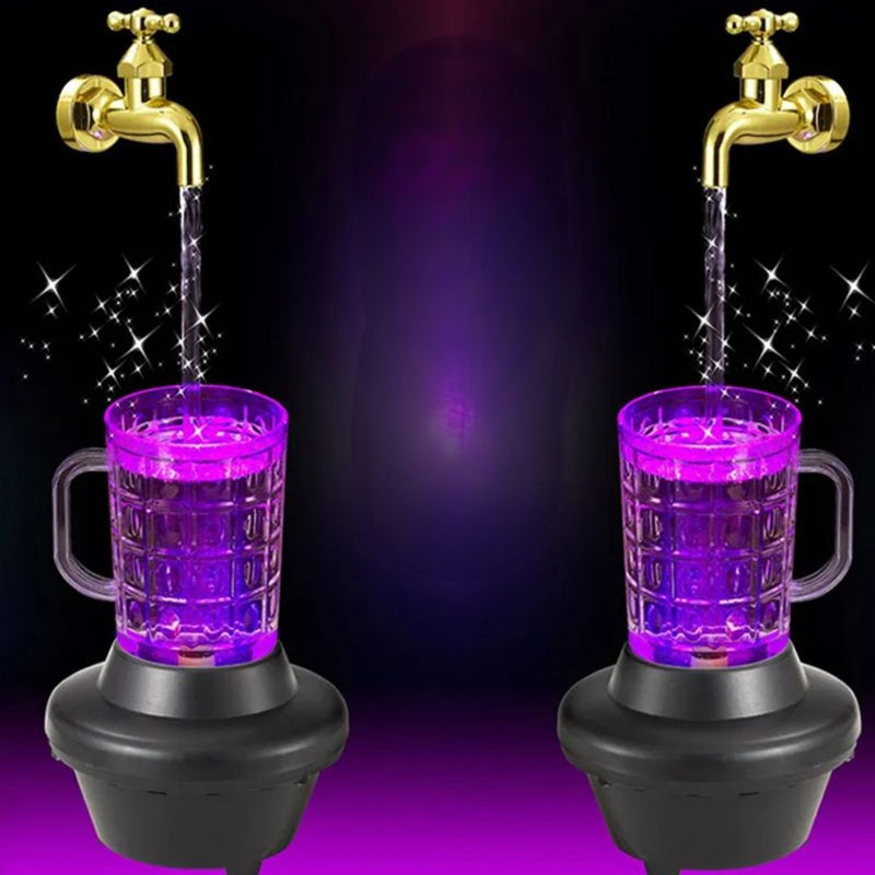Fonte Caneca Cascata com Torneira Mágica – Decoração que Encanta e Relaxa!