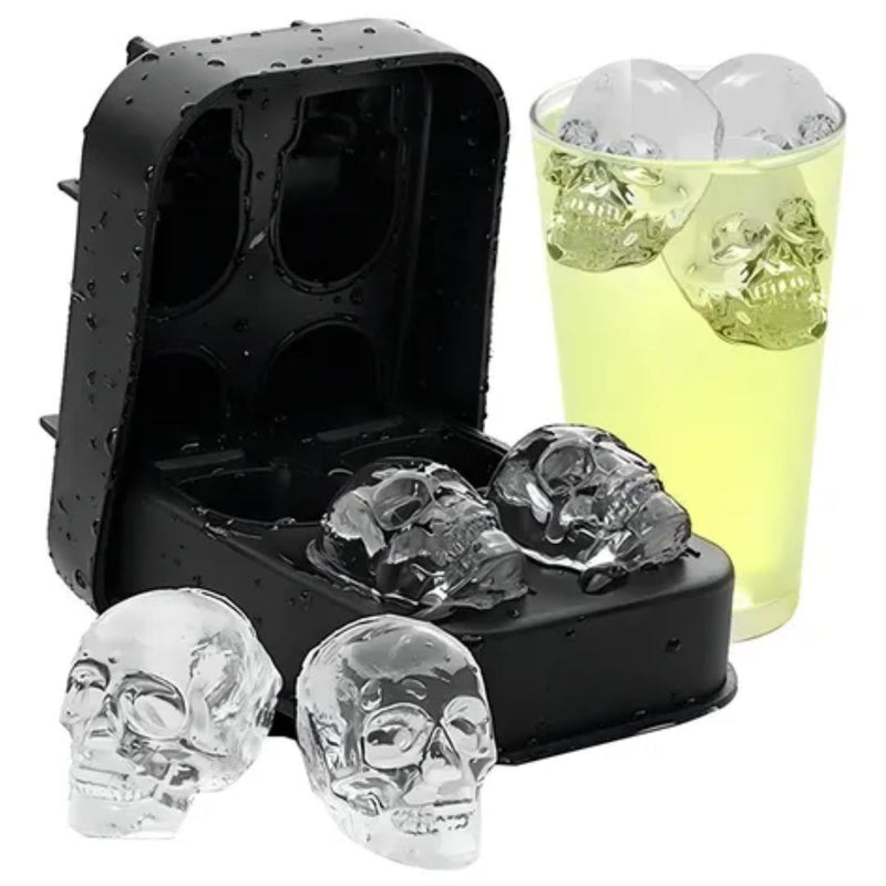 Forma de Gelo Caveira – Estilo e Criatividade em Cada Drink!