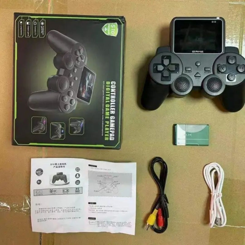 Console Retrô 520 em 1 com 2 Controles – Diversão Clássica para Todas as Idades!