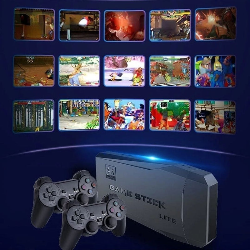 Video Game Stick com 2 Controles Sem Fio