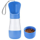 Garrafa Bebedouro Pet Portátil 2 em 1 Água e Ração