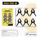 Grampos De Multiuso  6 Unidades Para Diversos Usos