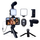 Kit Gravação 4 em 1 – Ilumine, Grave e Controle Tudo com Mais Profissionalismo!