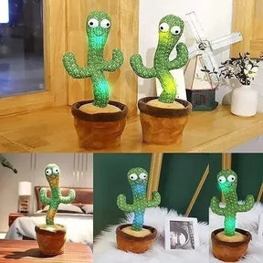 Cacto Dançante e Falante – Brinquedo Interativo com Som e Luz