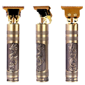 Máquina de Barbear e Cortar Cabelo Profissional Recarregável Sem Fio