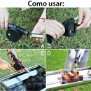 Soprador de e Acendedor de Churrasqueira