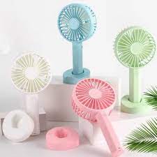 Mini Ventilador Portátil De Mesa Silencioso Recarregável Usb