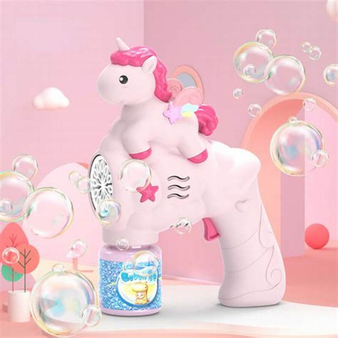 Arminha Infantil Bolhas de Sabão Elétrica Unicórnio – Diversão Mágica com Bolhas!