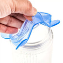 Tampas de Silicone Universal Transparente - 6 Peças