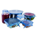 Tampas de Silicone Universal Transparente - 6 Peças