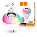 Lâmpada Musical Led Rgb Bulb Bluetooth E Controle Remoto - Lehmox