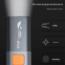 Mini Lanterna LED Recarregável com Gancho USB