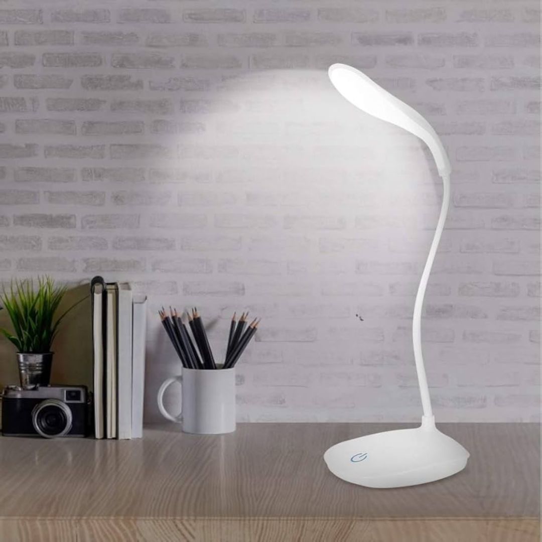 Luminária Abajur De Mesa Led Flexível Recarregável