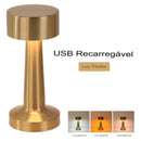 Luminária Toque de Luz – Iluminação Moderna, Prática e Sem Fios!