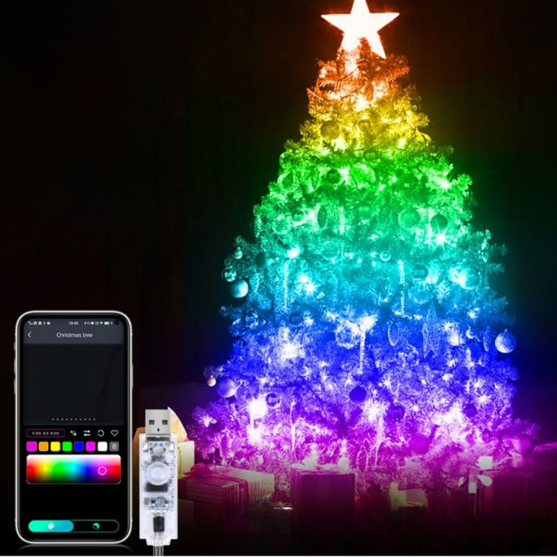 Cordão de LED RGB SmartLux – Controle por App via Bluetooth (5 metros)