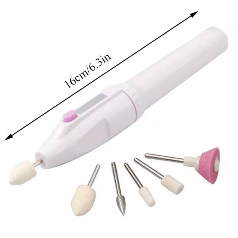 Kit Manicure e Pedicure Elétrico 5 em 1 – Unhas Perfeitas em Casa!