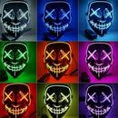 Mascara Led Neon Cosplay Fantasia