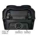 Mini Caixa De Som Bluetooth Com Radio Fm E Led