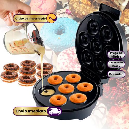Mini Donuts 5 formas Maker – Máquina de Donuts para Todos os Dias