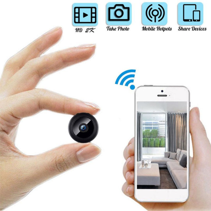 Mini Câmera Espiã A9 Wi-Fi – Vigilância Discreta e em Tempo Real Pelo Celular!