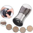 Moedor de Pimenta e Sal com Suporte Inoxidável – Ajuste de Grossura para Sabores na Medida Certa!