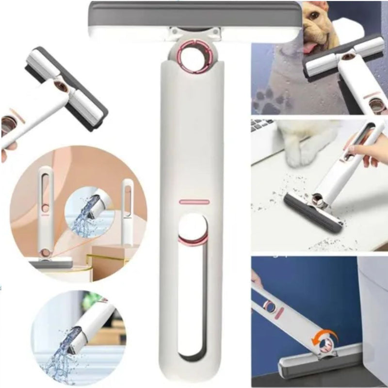 Rodo Mini Mop Mágico – Limpa e Seca Pia, Cozinha e Banheiro