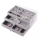 Porta Joias Acrílico Com 3 Gavetas VS-27