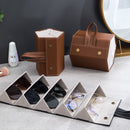 Porta Óculos Estojo Portátil Dobrável com Divisórias 5 em 1 Original