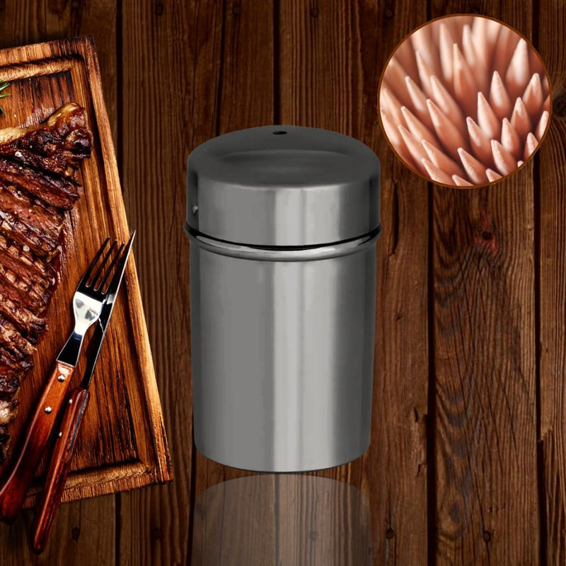Saleiro e Paliteiro de Mesa em Aço Inox – Sofisticação e Praticidade na Sua Mesa!