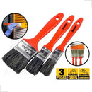 Pincéis Trincha 3 Peças com Cabo Plástico Reforçado – Precisão e Resistência para Todos os Tipos de Pintura!