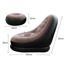 Poltrona Inflável Ultra Lounge Com Puff [Premium]