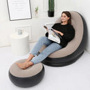 Poltrona Inflável Ultra Lounge Com Puff [Premium]