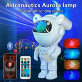 Astronauta Galáctico 2 em 1 – Projetor de Estrelas + Caixa de Som Bluetooth com Controle