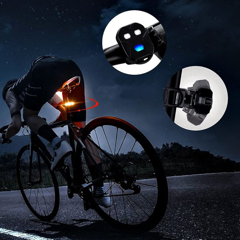 Lanterna Traseira Bike Com Seta e Controle Remoto!