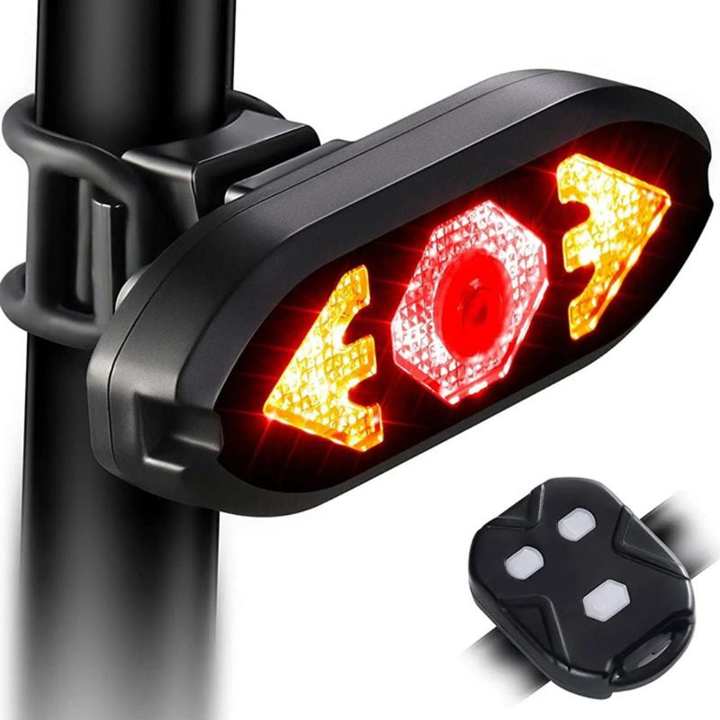 Lanterna Traseira Bike Com Seta e Controle Remoto!