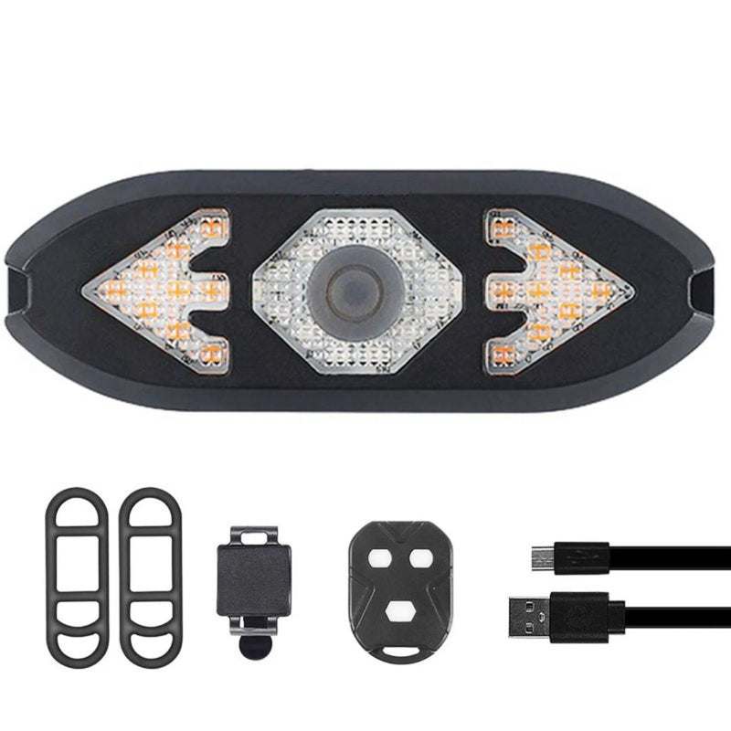 Lanterna Traseira Bike Com Seta e Controle Remoto!